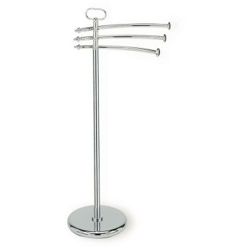 Стойка: 3 полотенцедержателя Stil Haus (Стил Хаус) Elite, цвет хром EL19(08)