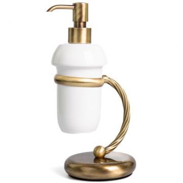 Дозатор настольный керамический Stil Haus (Стил Хаус) Giuno, цвет бронза G720(25)