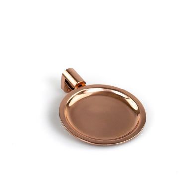 Мыльница настенная металлическая Stil Haus (Стил Хаус) Hashi, цвет розовое золото HS09M(17)