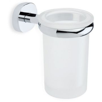 Стакан настенный стеклянный Stil Haus Diana, цвет хром DI10(08)