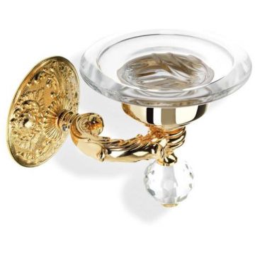 Мыльница настенная со стеклом Murano Stil Haus Noto Light, цвет хром NT09V(08)