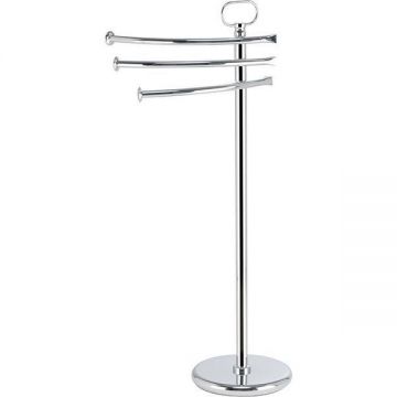 Стойка: 3 полотенцедержателя Stil Haus (Стил Хаус) Prisma, цвет хром PR19(08)
