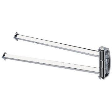 Полотенцедержатель двойной поворотный Stil Haus (Стил Хаус) Diva, цвет хром DV16(08)