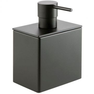 Дозатор настольный Stil Haus (Стил Хаус) Rettangolo, цвет черный, помпа с крышкой черный матовый 1203(23-NE)