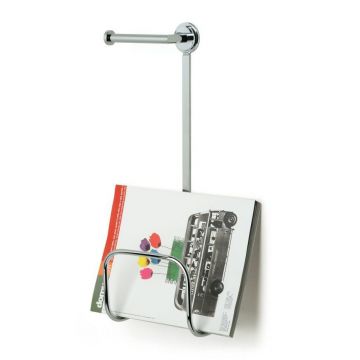 Стойка под журналы, бумагодержатель круглой формы Stil Haus (Стил Хаус) , цвет хром 771/11OZIO(08)