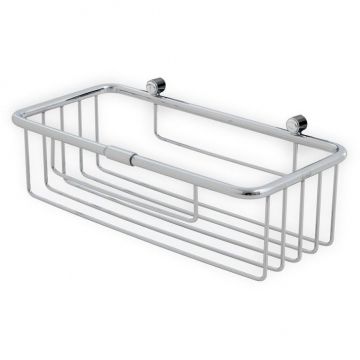 Решетка в ванную 1-уровневая прямоугольная Stil Haus (Стил Хаус) , длина 25 с м, цвет хром D15(08)