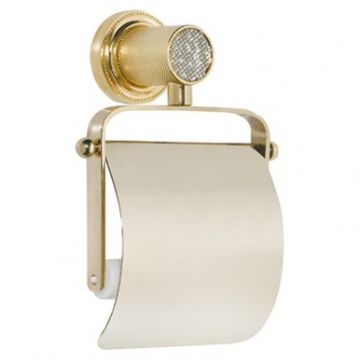 Держатель туалетной бумаги Богеме Royal Cristal Золото 10921-G, Boheme ROYALE GOLD