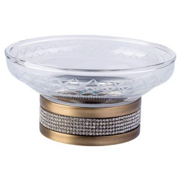 Мыльница Богеме Royal Cristal Бронза 10930-BR, Boheme ROYALE