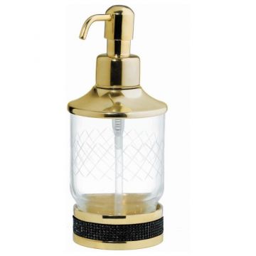 Диспенсер Богеме Royal Cristal Золото 10929-ROYALE-G-B, Boheme ROYALE BLACK GOLD