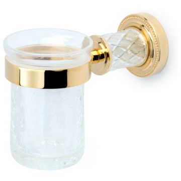 Стакан для зубных щеток Богеме Murano Cristal Золото 10904-CRST-G, Boheme
