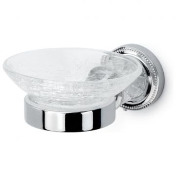 Мыльница Богеме Murano Cristal Хром 10903-CRST-СH, Boheme с микролифтом