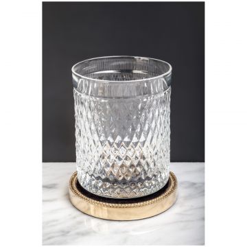Стакан ЗОЛОТО Богеме Murano Cristal 10218, Boheme Crystal Luxury Options