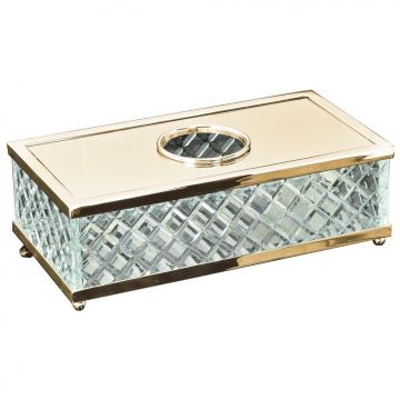 Держатель для салфеток Богеме Murano Cristal Золото 10232, Boheme Crystal Luxury Options
