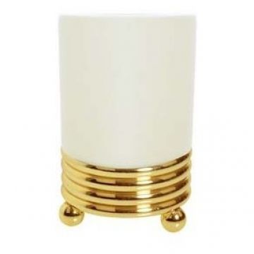 Стакан для зубных щеток Богеме Hermitage Золото 10361, Boheme GOLD