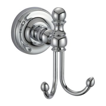 Держатель для полотенеца Ganzer (Ганзер) GZ31052 на 2 крючка, хром