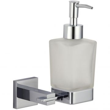 Дозатор для жидкого мыла Savol (Савол) с настенным держателем хром S-06531A