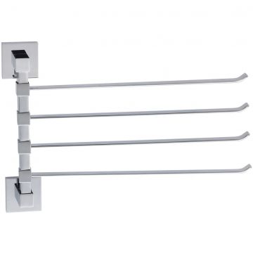 Держатель для полотенец Savol (Савол) поворотный, четверной хром S-06504A