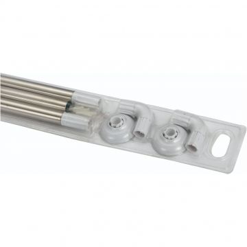 Универсальный карниз для ванной комнаты Savol (Савол) хром S-09090S