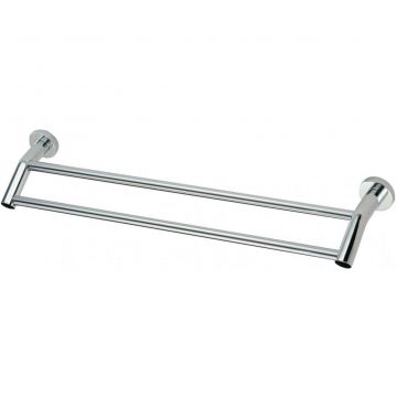 Держатель для полотенец Savol (Савол) прямой двойной 60 см хром S-608748