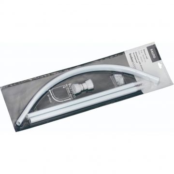 Универсальный карниз для ванной комнаты Savol (Савол) белый S-9090U-2