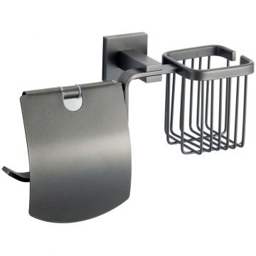 Держатель Savol для туалетной бумаги и освежителя Графит S-L06551Q