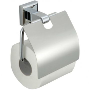 Держатель Savol для туалетной бумаги с крышкой хром S-009551
