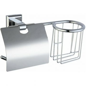 Держатель Savol для туалетной бумаги и освежителя хром S-L09551