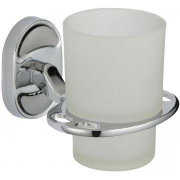 Держатель Savol (Савол) для стакана и зубных щеток хром S-007057