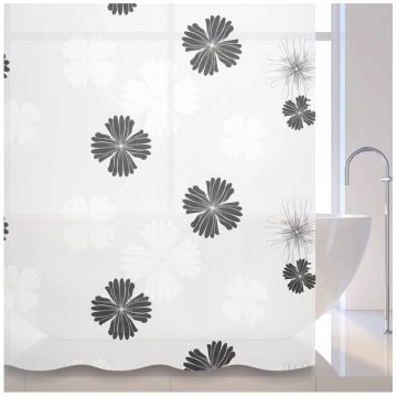 Штора для ванной комнаты Savol (Савол) белый, серый S-8PEVA01