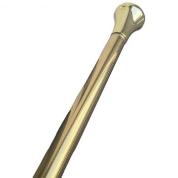 Телескопический карниз Savol (Савол) Savol для ванной комнаты 110х200 см золотой SK-1120B