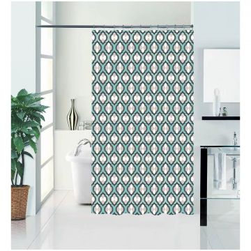 Штора для ванной комнаты Savol (Савол) 180х200 см разноцветный S-ZJB1820C