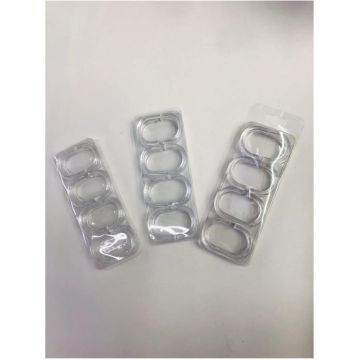 Кольца для шторы в ванную Savol (Савол) прозрачный S-YLK003