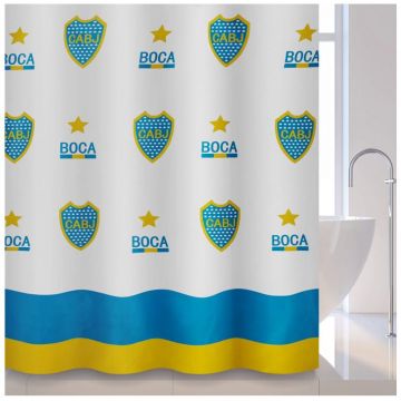 Штора для ванной комнаты Savol (Савол) белый, голубой, желтый S-XK2018C