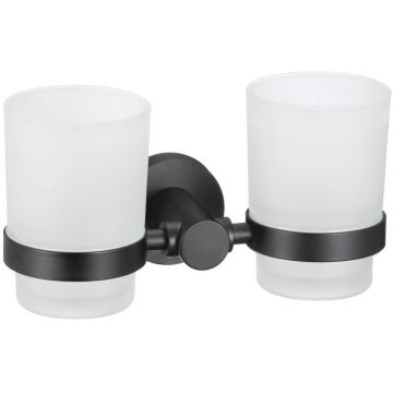 Держатель двух стаканов Savol S-005668H, черный