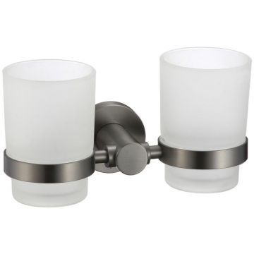 Держатель двух стаканов Savol S-005668Q, графит