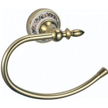Держатель для полотенец кольцевой Savol S-06860B, золото