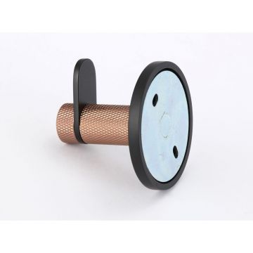 Крючок двойной Savol S-002153HD, черный/розовое золото