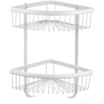 Полка решетка угловая тройная Savol S-W5854-2, белый