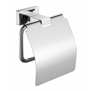 Держатель туалетной бумаги Vieir (Виеир) V5009 с крышкой, хром