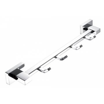 Держатель полотенец Vieir (Виеир) V5015 с 4-я крючками, хром