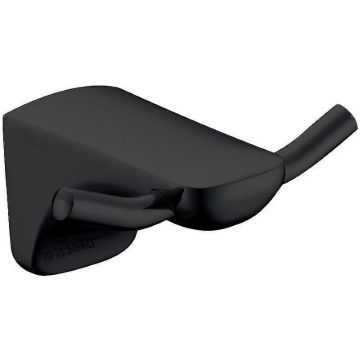 Крючок Ceramalux (Керамалюкс) Monelli 70001 двойной, черный матовый