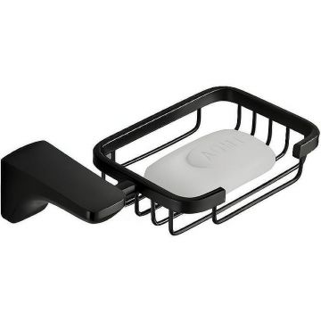 Мыльница Ceramalux (Керамалюкс) Monelli 70005, черный матовый