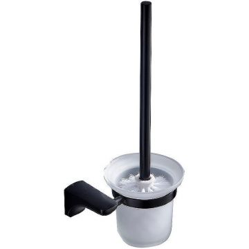 Ершик для унитаза Ceramalux (Керамалюкс) Monelli 70013, черный матовый