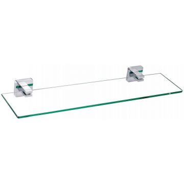 Стеклянная полка Ceramalux (Керамалюкс) Quadro 61911, хром