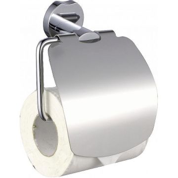 Держатель туалетной бумаги Ceramalux (Керамалюкс) Loft 53907 с крышкой, хром