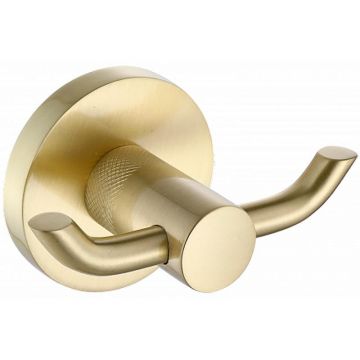 Крючок Ceramalux (Керамалюкс) Antica 61201-1 двойной, золото