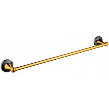 Полотенцедержатель Ceramalux (Керамалюкс) Luxury 57508, черный,золото
