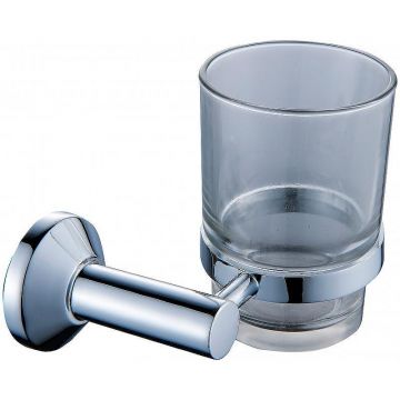 Стакан для зубных щеток Ceramalux (Керамалюкс) Fleur 78302, хром
