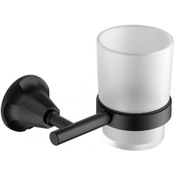 Стакан для зубных щеток Ceramalux (Керамалюкс) Biatrichi 73002-1, черный матовый