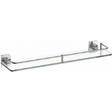 Стеклянная полка Ceramalux (Керамалюкс) Cube 12611, хром